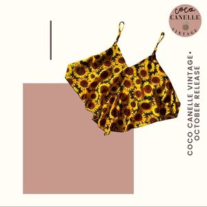 Médium Sunflower Flowy Croptop